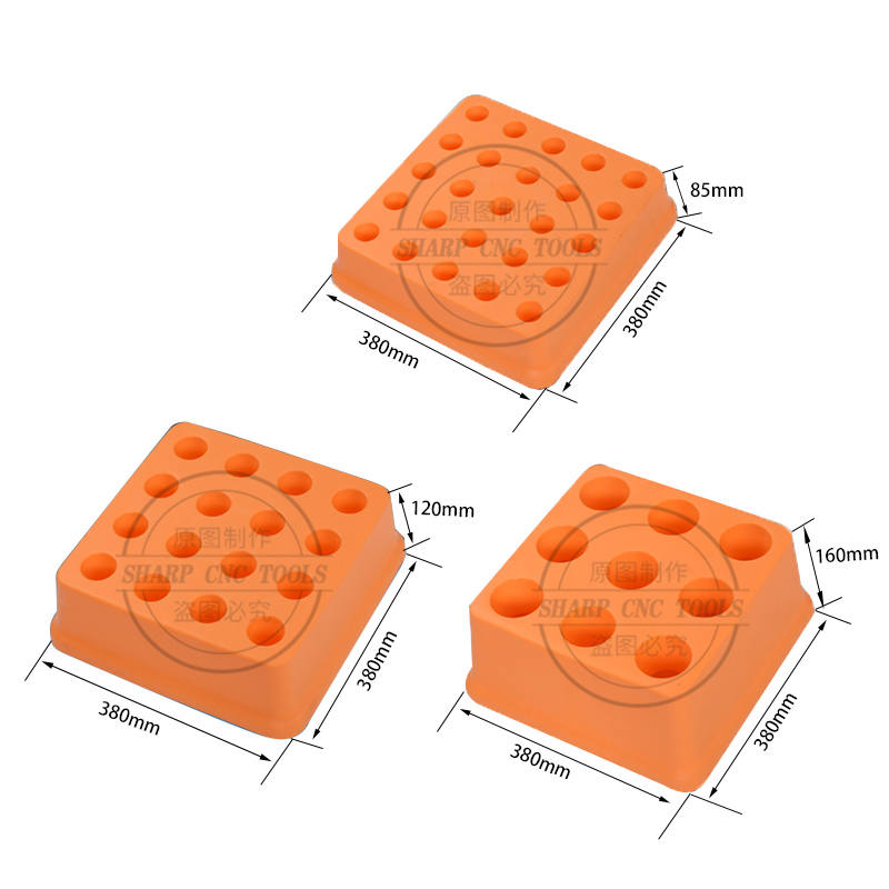 BT40刀柄收纳盒数控加工中心BT30刀具管理盒耐冲BT50简易刀柄架