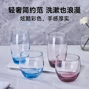 酒店玻璃漱口杯透明牙刷杯宾馆客房专用刷牙水杯名宿客栈洗漱杯子