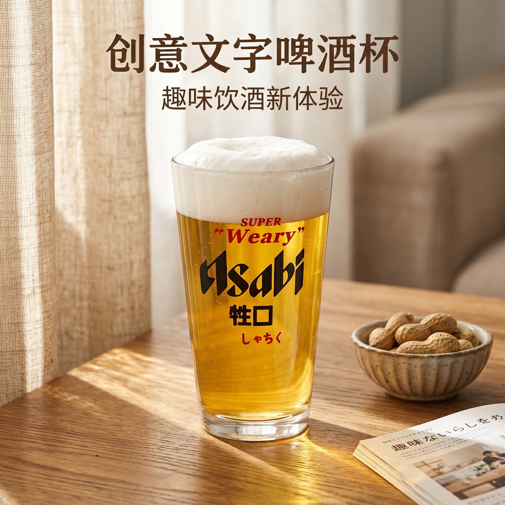 小红书同款打工人啤酒杯