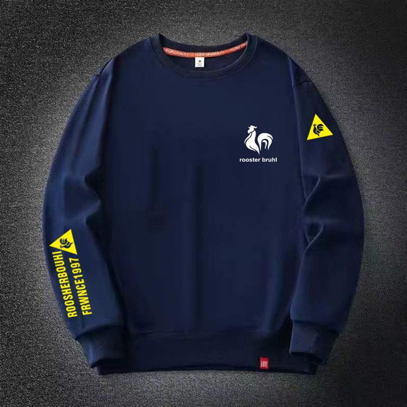 法国大公鸡男女卫衣国风春秋季新款男款ins潮牌运动青少年厚外套T