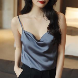 俞兆林女士夏季美背冰丝吊带小背心女外穿多颜色多规格