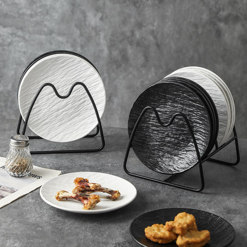 新款日式陶瓷骨碟收纳架