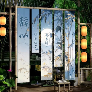 竹架子婚宴迎宾黄竹筒竿古风中式背景装饰展示架庆周岁礼道具搭建