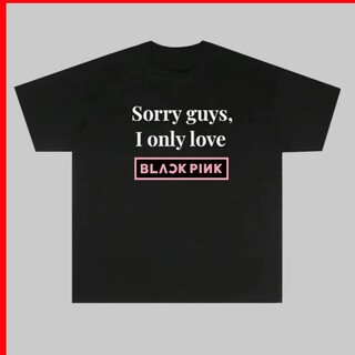 追星T恤i only love stray kids短袖纯棉blackpink t shirt可定制