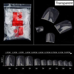 500Pcs False Fake Artificial Toe Nails Tips French Foot