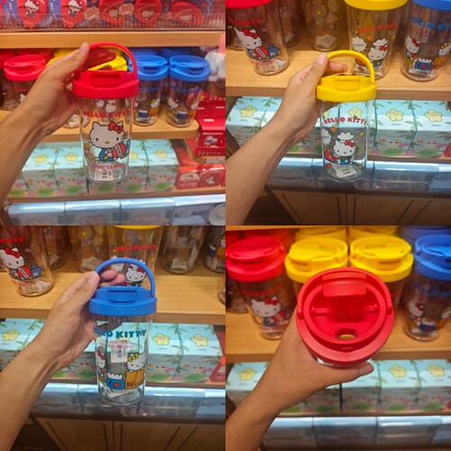 MINISO三丽鸥经典系列HelloKitty提手塑料杯710ml名创优品