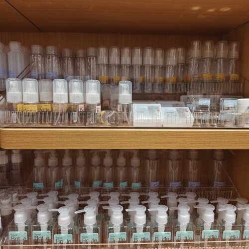 MINISO旅行便携pet泡沫型挤压翻盖分装瓶乳液型替换瓶名创优品