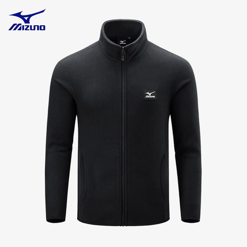 美津浓立领秋冬季宽松加绒夹克