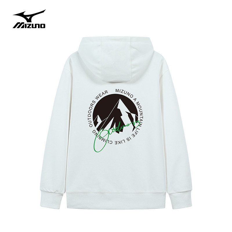 Mizuno/美津浓户外卫衣男女装潮牌ins春秋季宽松长袖连帽情侣外套