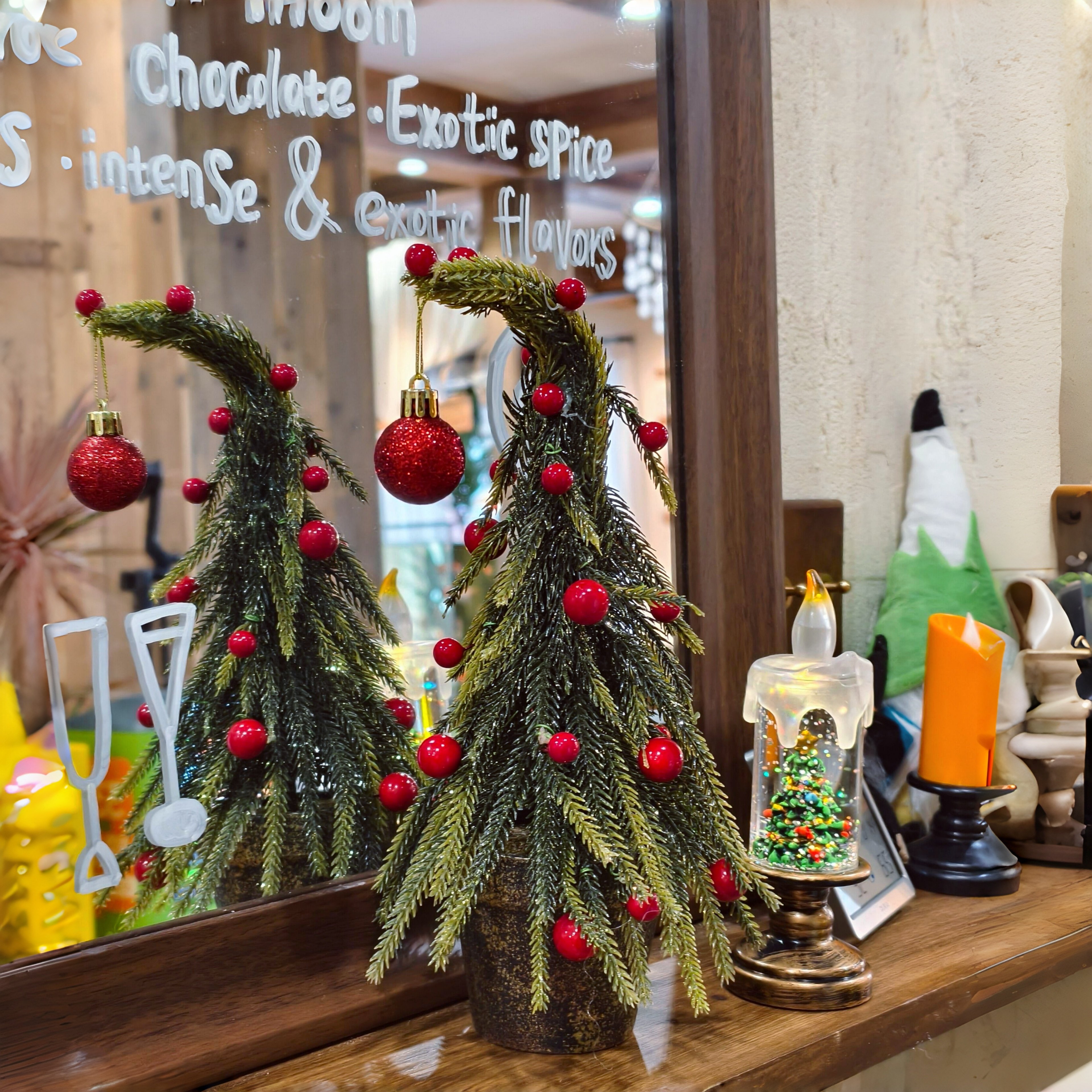 迷你圣诞树~满满的圣诞氛围感！