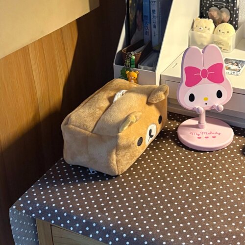 轻松熊纸巾盒也太软dudu了吧