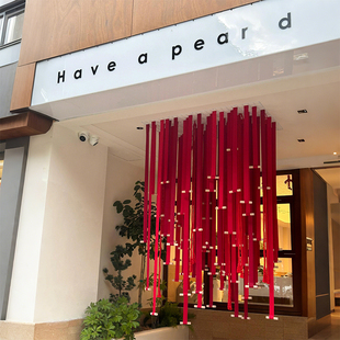 新年装饰挂件店铺橱窗门口布置2026年春节过年商场服装店红色摆件