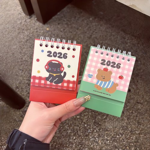 谁能拒绝个位数的迷你可爱台历！