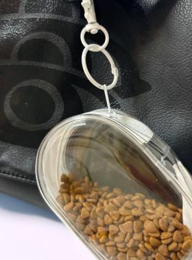 【关爱流浪猫】猫粮包包挂件旅行出门便携透明收纳包随身外出盒子