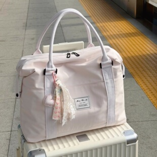 行李袋旅行包沙滩包游泳健身包短途旅行袋干湿分离单肩托特包女生