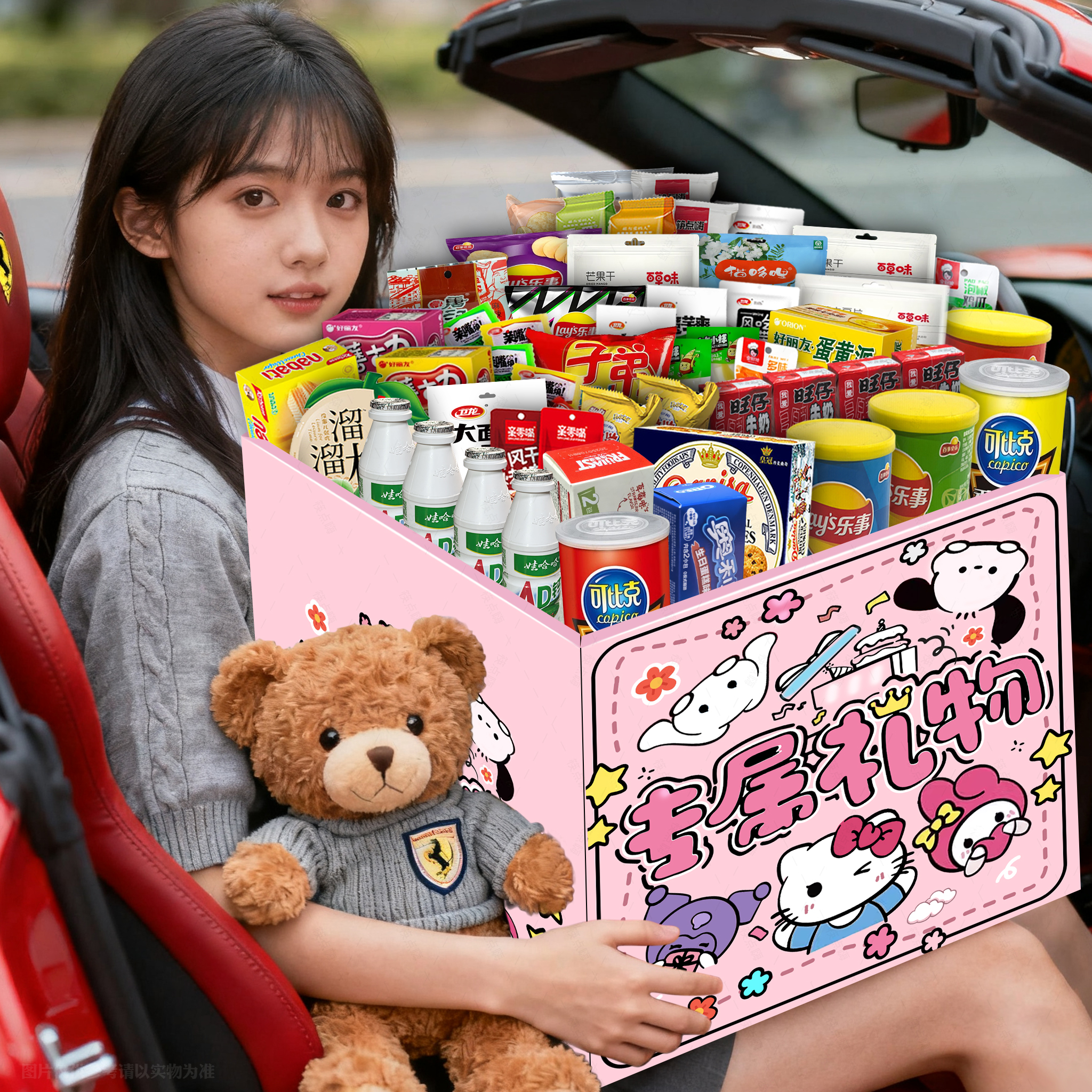 巨型礼包送女生生日礼物