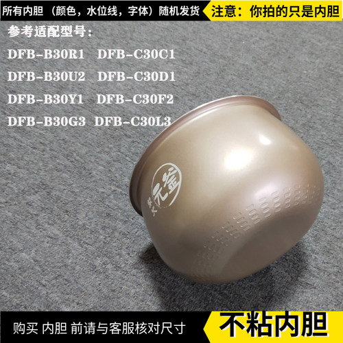 3L陶瓷釉内胆B30R1/U2/Y1/C30C1