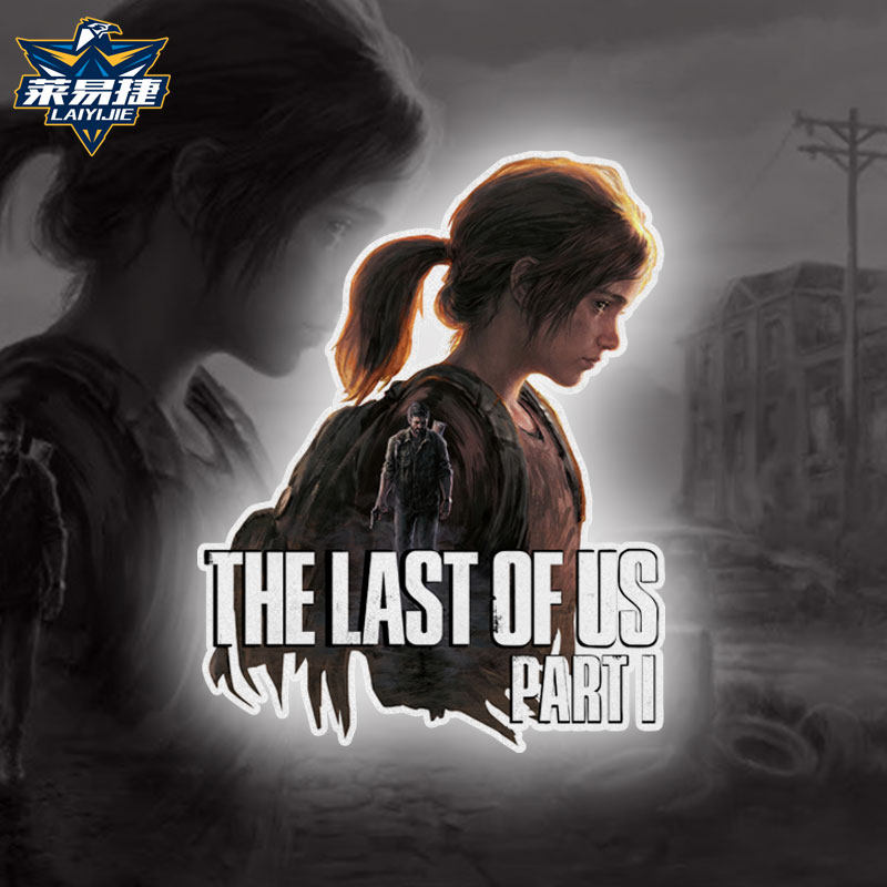 最后的生还者1重制版艾莉美国末日游戏反光汽车贴纸车身后玻璃贴