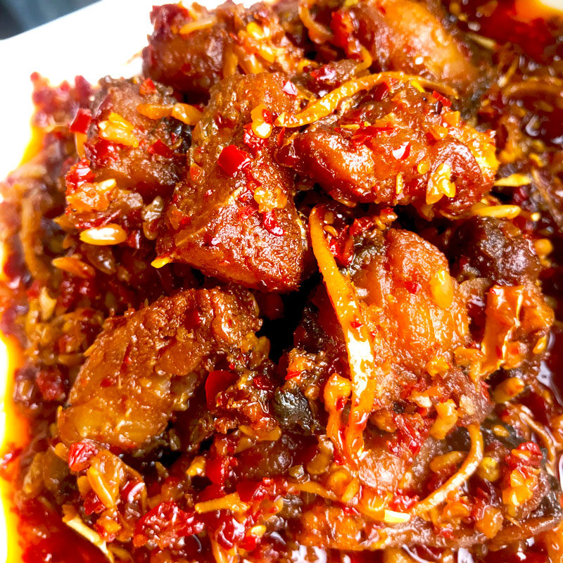 香辣酒糟鱼江西特产下饭菜甜糟鱼腊鱼块赣味美食下酒菜非婺源九江