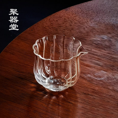 聚器堂公道杯单个分茶器耐热玻璃
