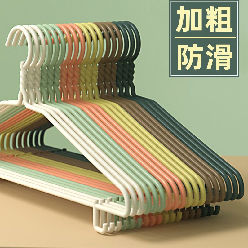 2026加厚衣架衣服撑阳台衣挂成人防滑学生宿舍晾衣架衣柜无痕衣架