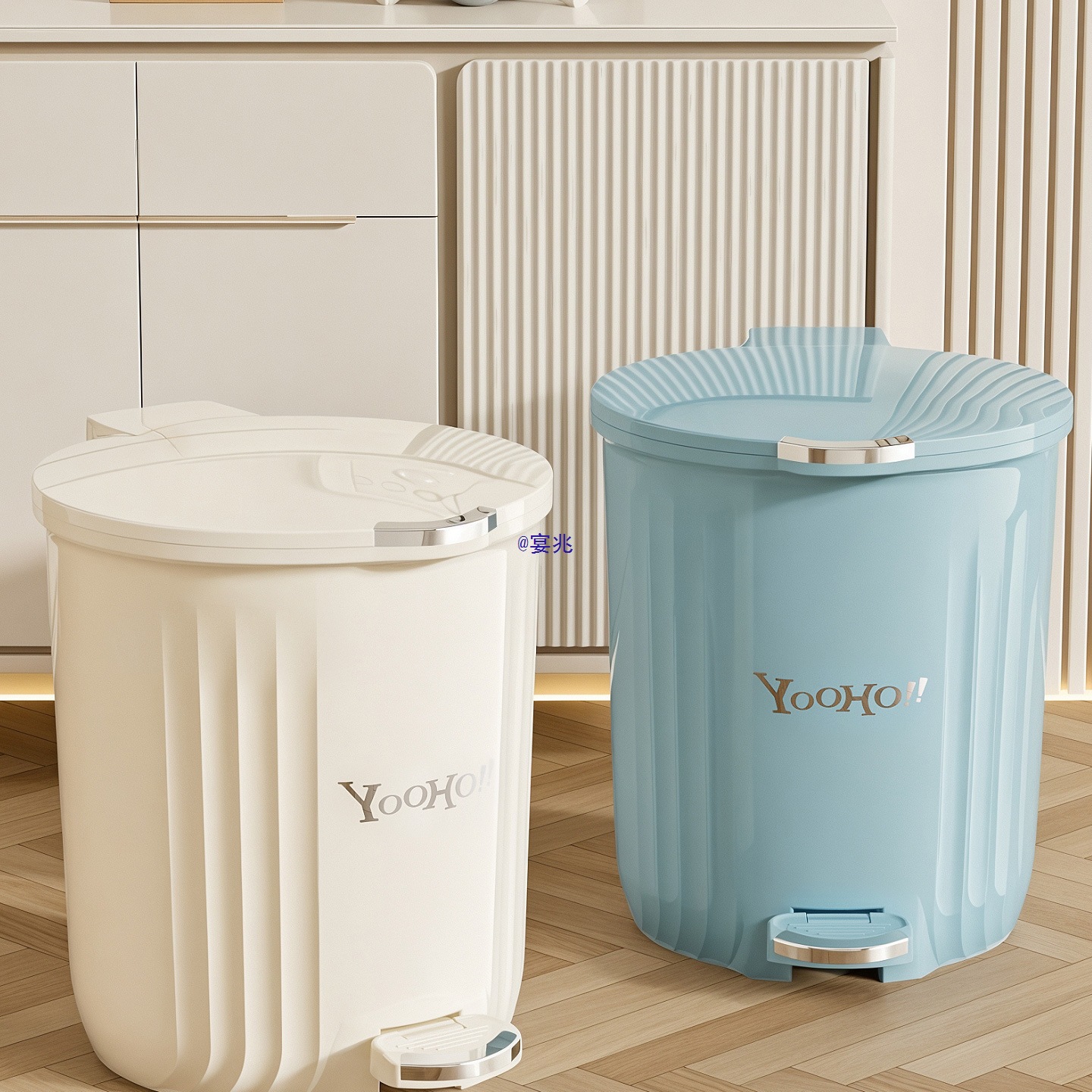 2026垃圾桶家用大号2025新款客厅大容量厨房卫生间卧室带盖脚踩式