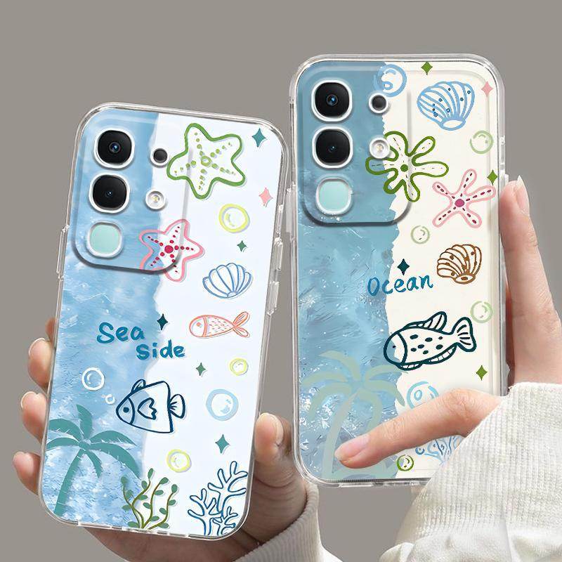 适用海洋小鱼iqooz10x手机壳iqoo z10x闺蜜防摔全包软胶套可爱男,3C数码配件,手机保护套/壳,淘宝优惠券,粉丝福利购,淘宝优惠卷