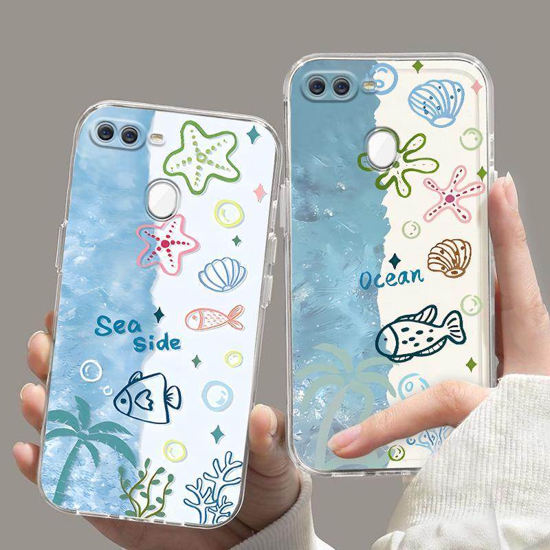 适用OPPOa7x手机壳海洋小鱼A7x闺蜜PBBM00防摔全包软胶套可爱男女,3C数码配件,手机保护套/壳,淘宝优惠券,粉丝福利购,淘宝优惠卷