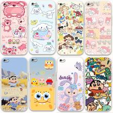 适用苹果6s 6splus手机壳iPhone6s 6s蜡笔小新i6s六6plus情侣6p软