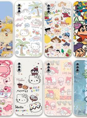 适用华为荣耀20青春版手机壳蜡笔小新20lite情侣LRA-AL00软套可爱