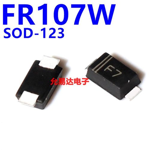全新正品 FR107W  SOD-123FL   印F7 【100只4元包邮】1K20元