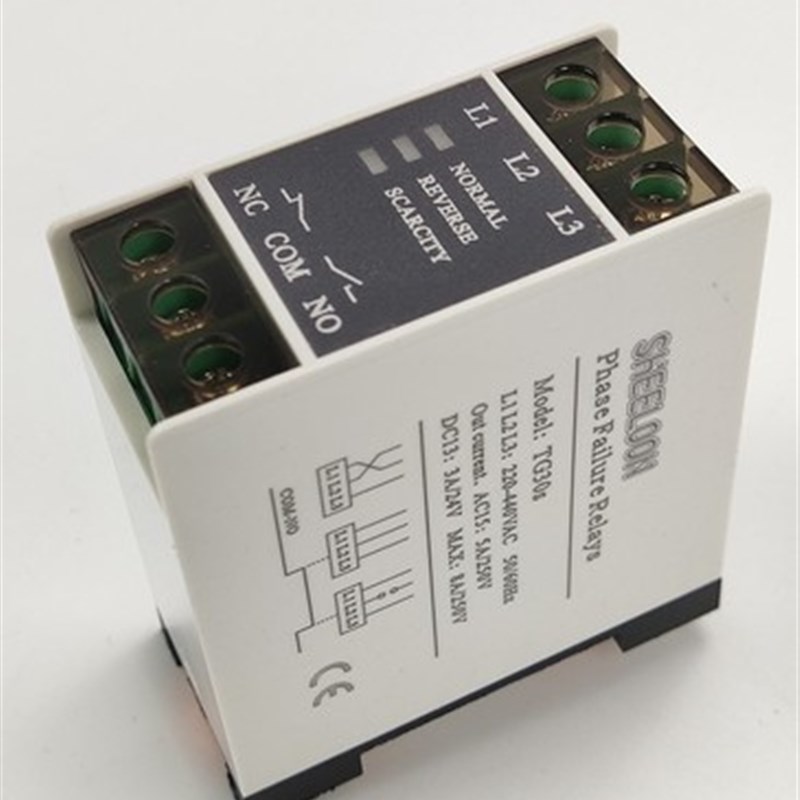 断相与相序保护220V-440V相序保护器TG30S 三相相序继电器TG30S