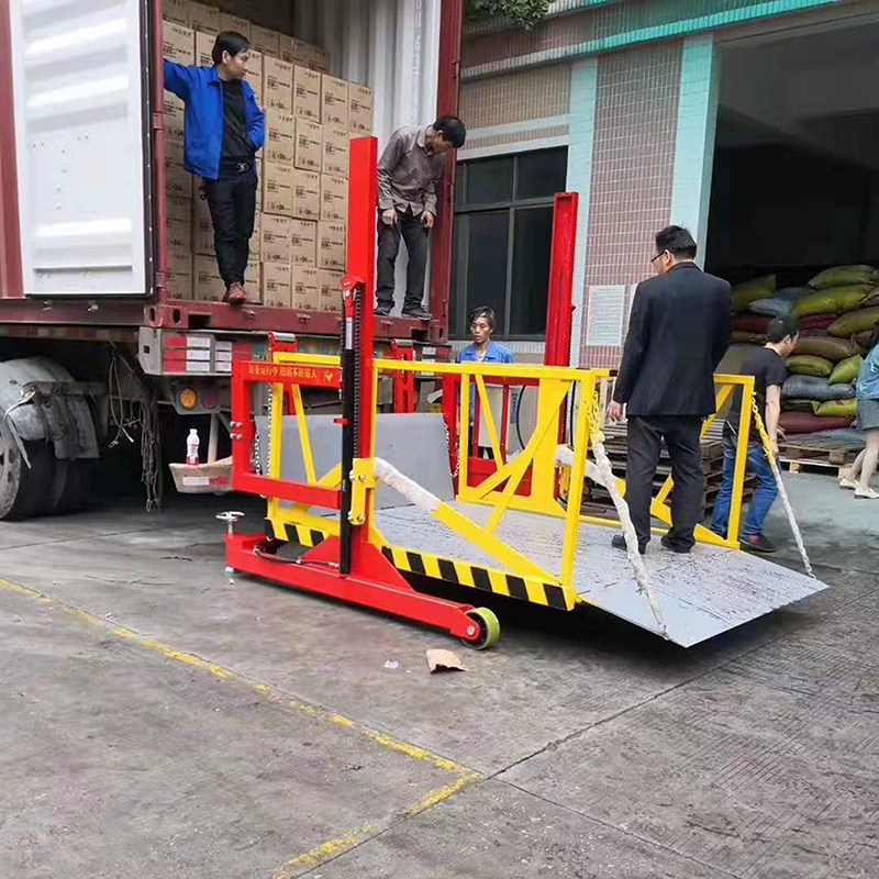 移动式登车桥电动液压小型集装箱装卸平台货柜装车升降机升降台