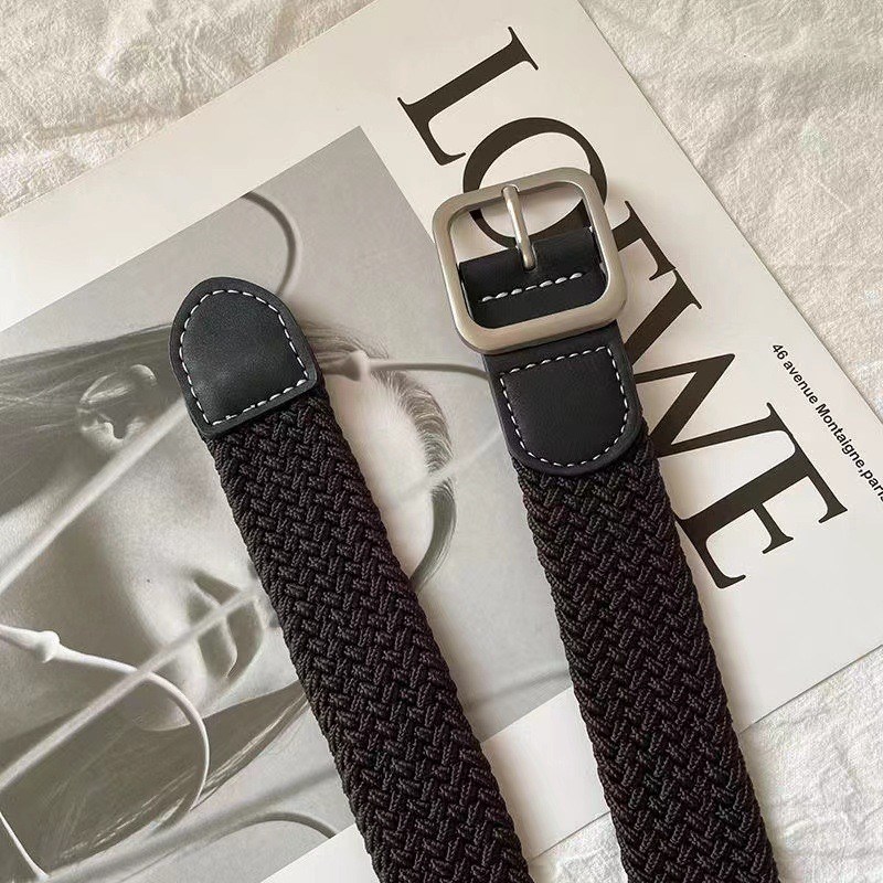 儿童免打a孔腰带男童女童牛仔裤松紧弹力裤带中学生小学生军训皮