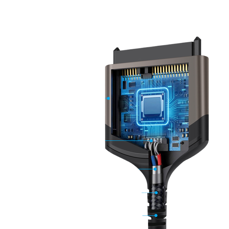适用USB3.0转SATA易驱线 串口硬盘2.5寸移动硬盘转接线 USB-C合金外