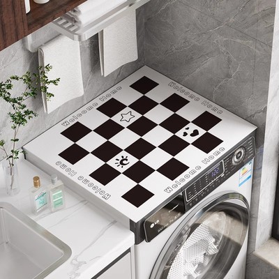 硅藻泥洗衣机上盖垫防水防油防晒小尺寸冰箱顶防尘盖垫吸水台面垫