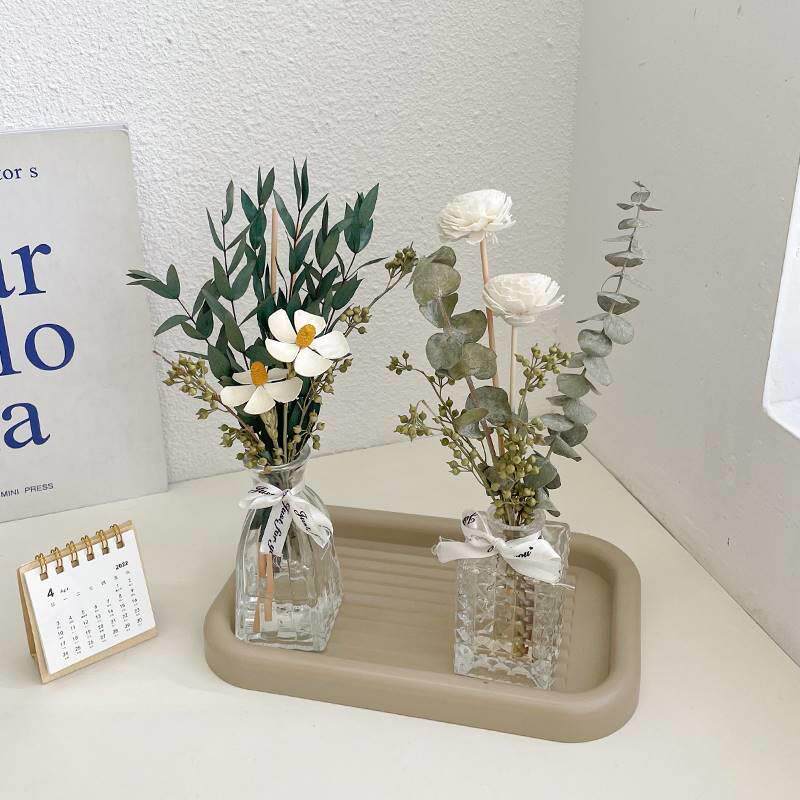 干花众无束火用香高薰摆件家卧挥室留内持久香花发棒小级房间6586