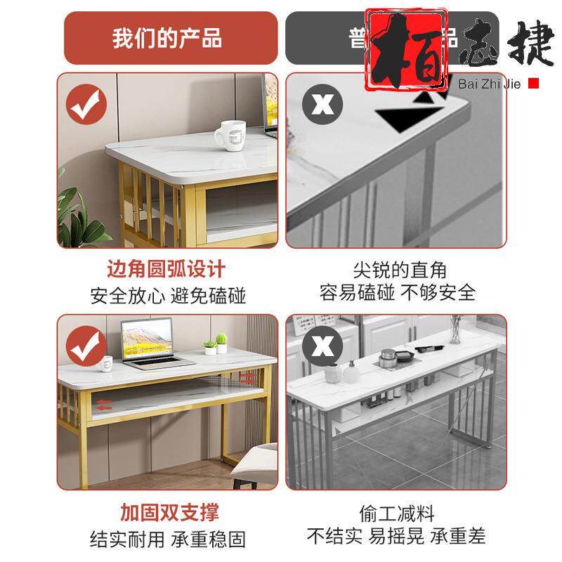 电脑桌书桌台式家用女妆桌子简易出租屋卧室学习写字桌办公桌