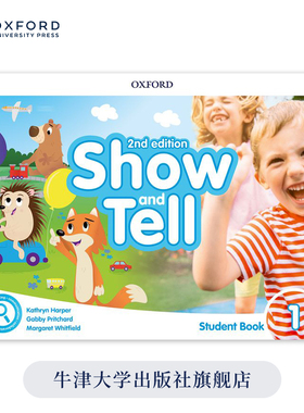 牛津新版Show and Tell教材 第二版 Level 1/2/3  牛津幼儿英语原版教材 3-6岁国际幼儿园启蒙学习书籍  赠音频