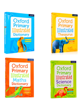 牛津经典小学图解词典 字典原版工具书 Oxford Primary Illustrated Dictionary  小学数学 科学 备考剑桥考试 KET/PET 插图精美