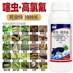 20%噻虫高氯氟氰菊酯蛀虫树花卉蚜虫飞虱蓟马白粉虱绿叶蝉杀虫剂