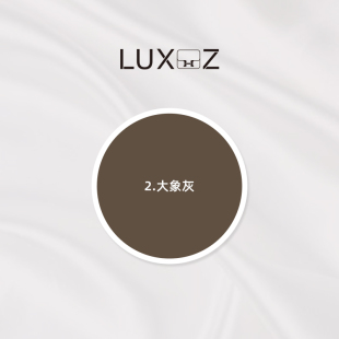 LUXHZ高级绸缎色卡产品细节展示 • 大象灰