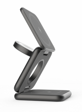 MagSafe便携磁吸无线充电器 三合一折叠