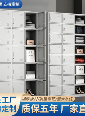 加厚办公室文件柜钢制员工宿舍更衣柜储物铁柜多层铁皮柜厂家供应