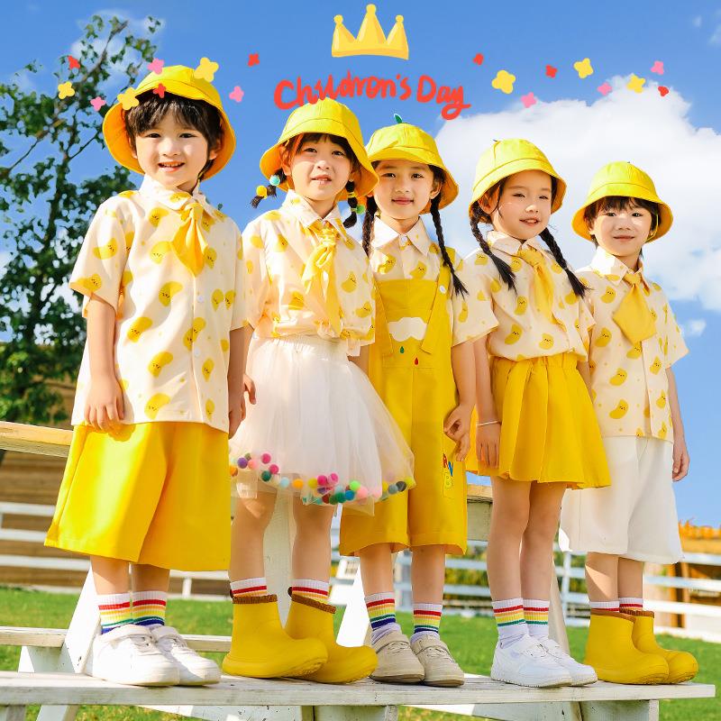 六一儿童演出服幼儿园黄