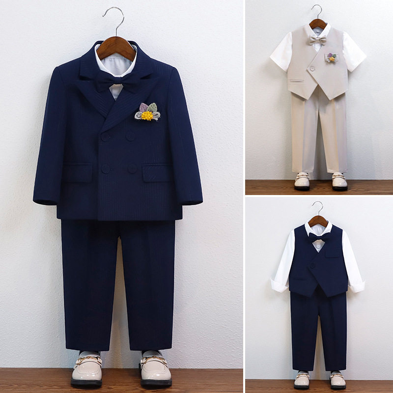 男童礼服春夏新款马甲套