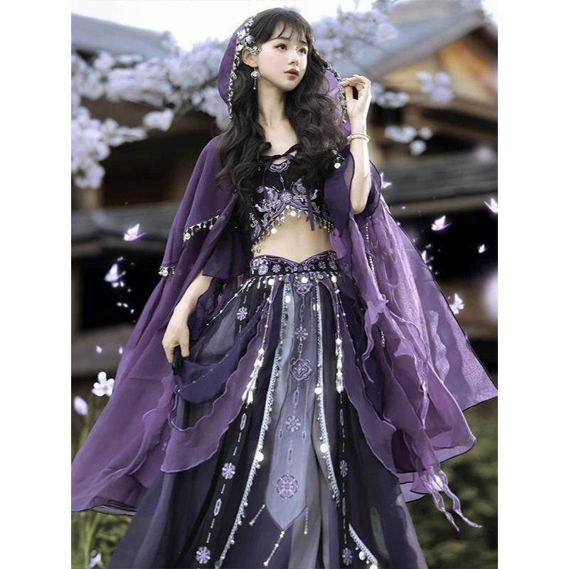 西域风情舞姬演出服女改
