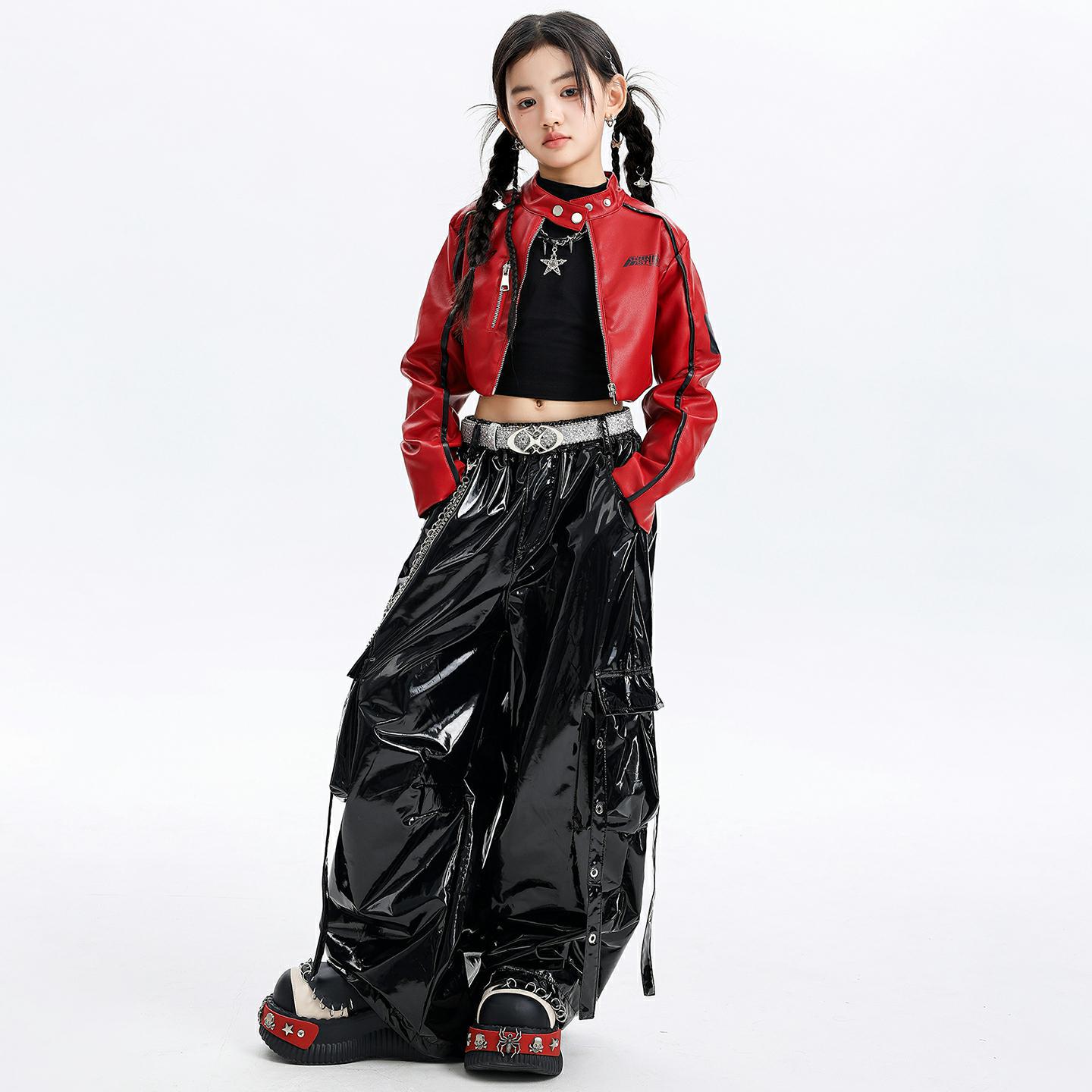 爵士舞女童服装潮酷时髦