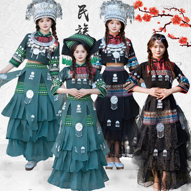 广西壮族服装女三月三少