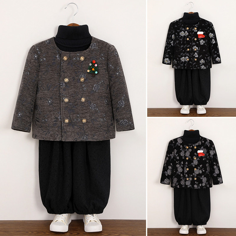 儿童小香风礼服新款玫瑰